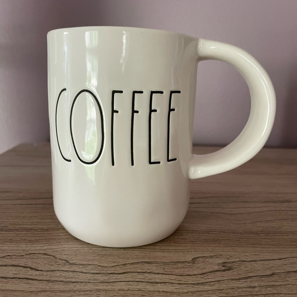 RAE DUNN “COFFEE” MUG WITH LARGE HANDLE